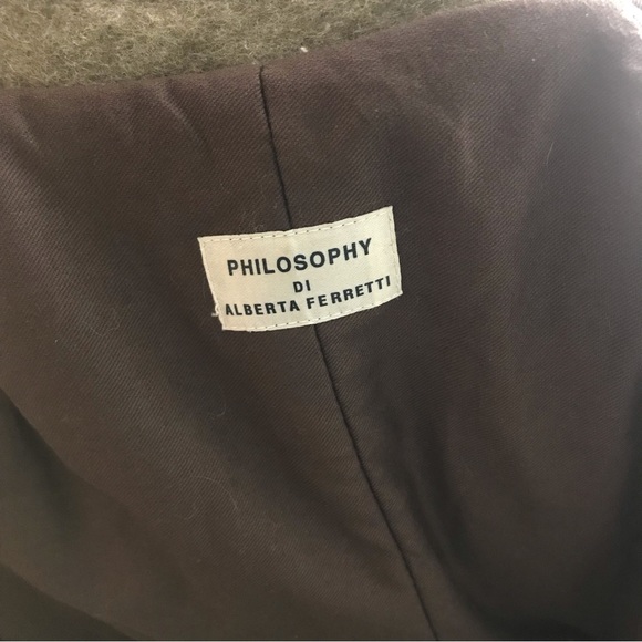 Philosophy Di Alberta Ferretti 90’s Romantic Tapestry Maxi Runway Rare Coat - Picture 12 of 16